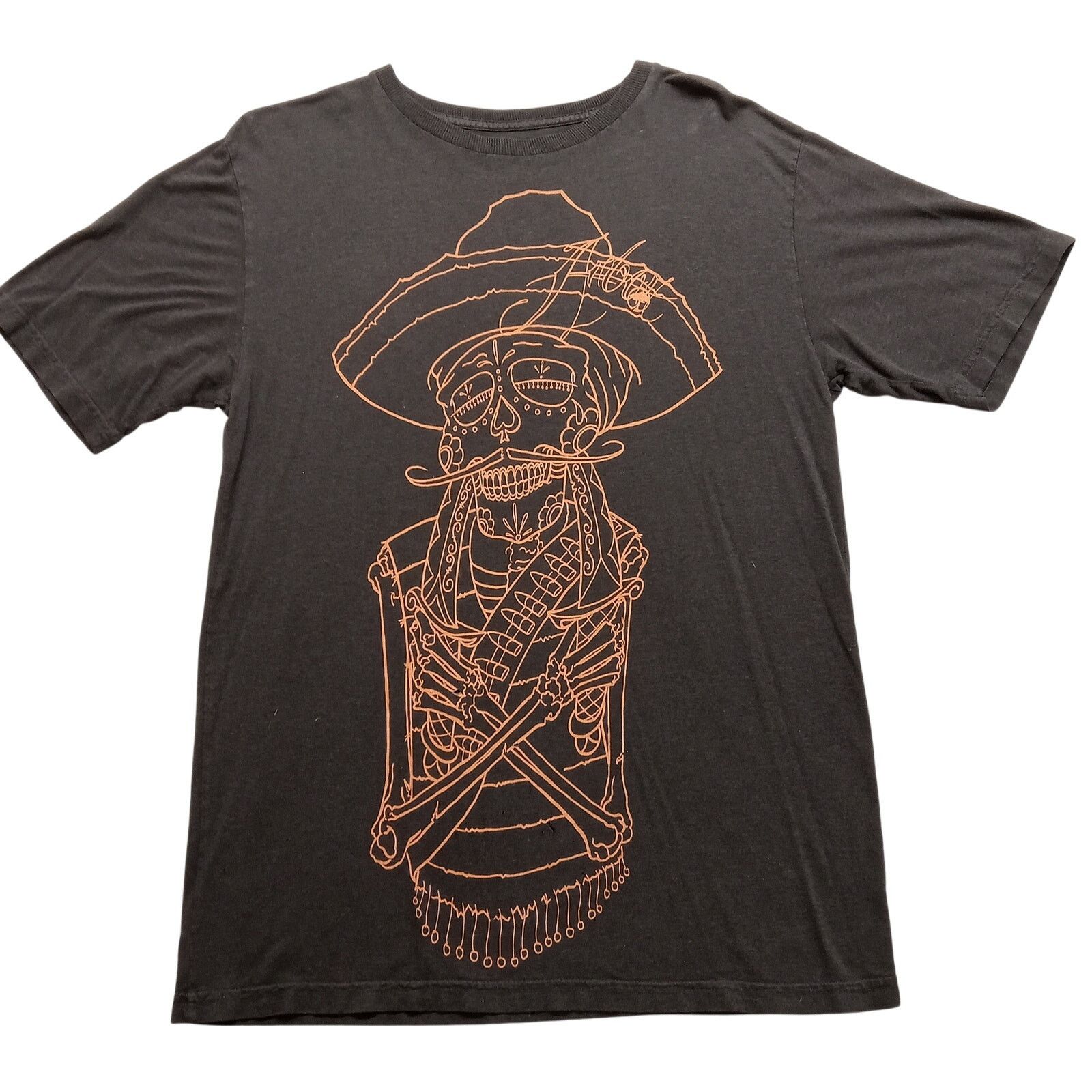 & Other Stories Arbor Pirate T-Shirt L Skelleton Cross Bones Black USA Size US L / EU 52-54 / 3 - 1 Thumbnail