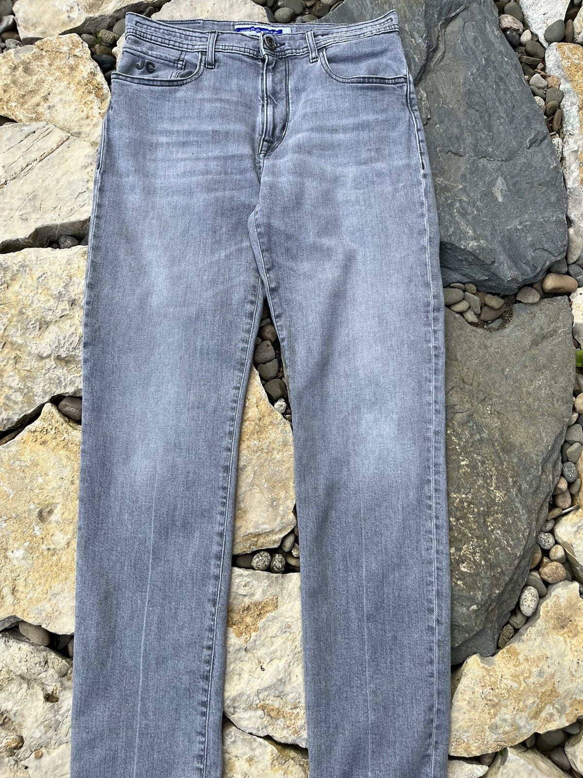Jacob Cohen Jacob Cohën light grey handmade jeans denim pants trousers Size US 31 - 4 Thumbnail