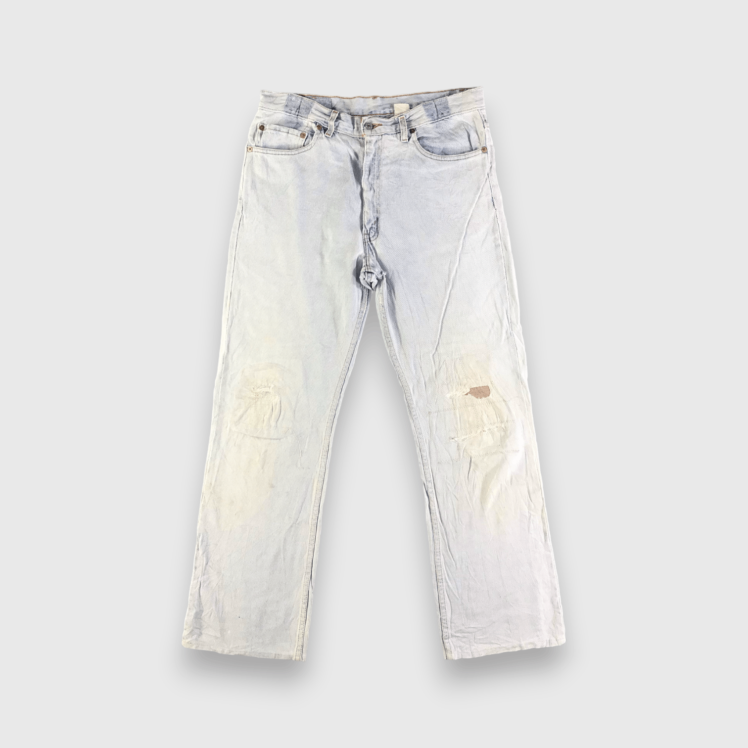 Levi's 90s Vintage Light Wash Levis 517 Flare Jeans-J4047 Size US 35 - 1 Thumbnail