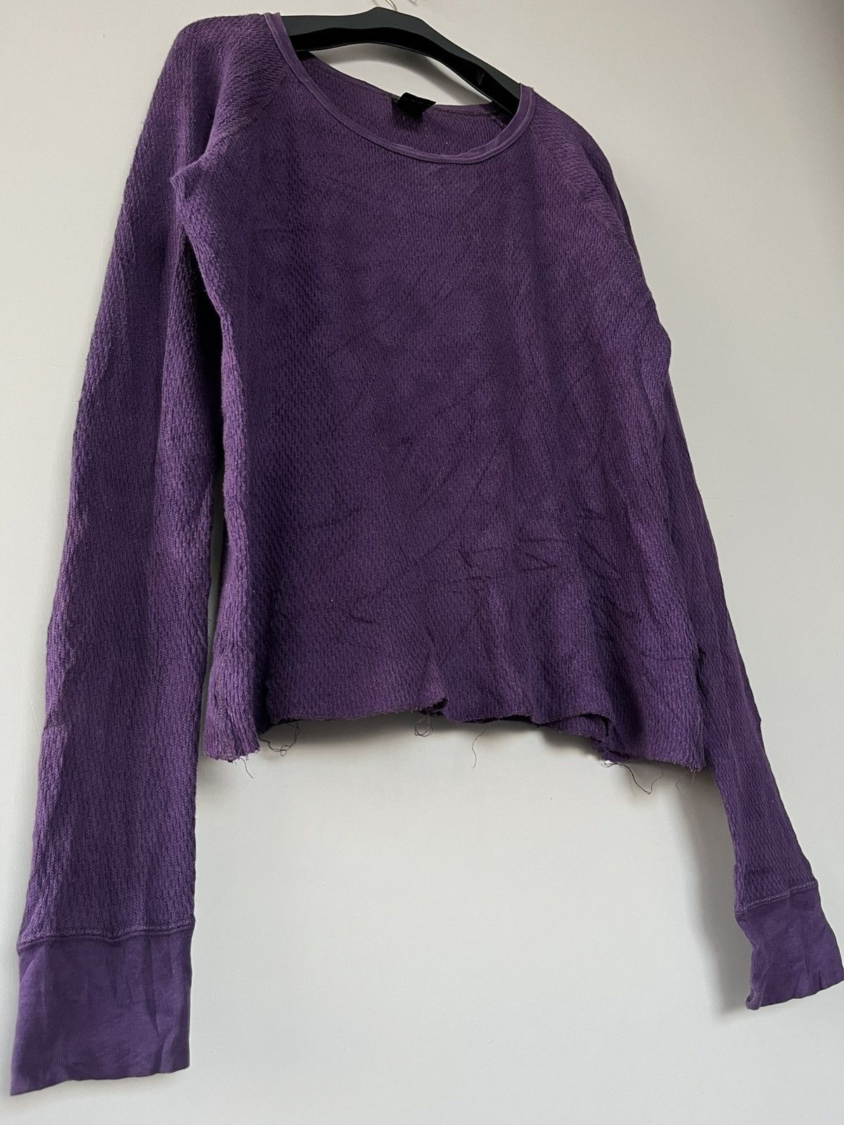 Number (N)ine AW02 NUMBER (N)INE WAFFLE KNIT THERMAL LONG SLEEVE JAPANESE Size US L / EU 52-54 / 3 - 5 Thumbnail