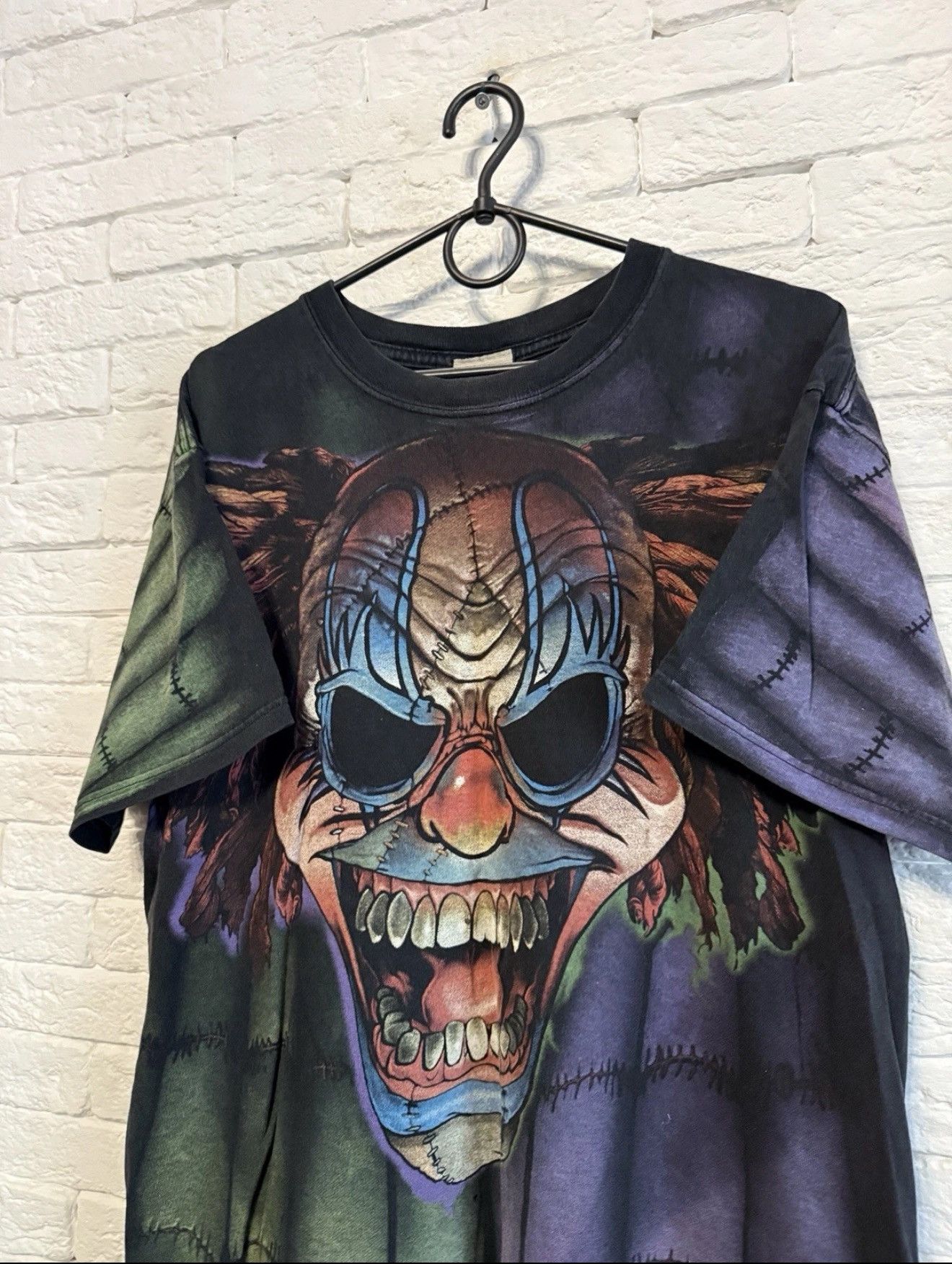 Liquid Blue Vintage Liquid Blue Clown Overprint Tshirt Sz L Size US L / EU 52-54 / 3 - 2 Thumbnail