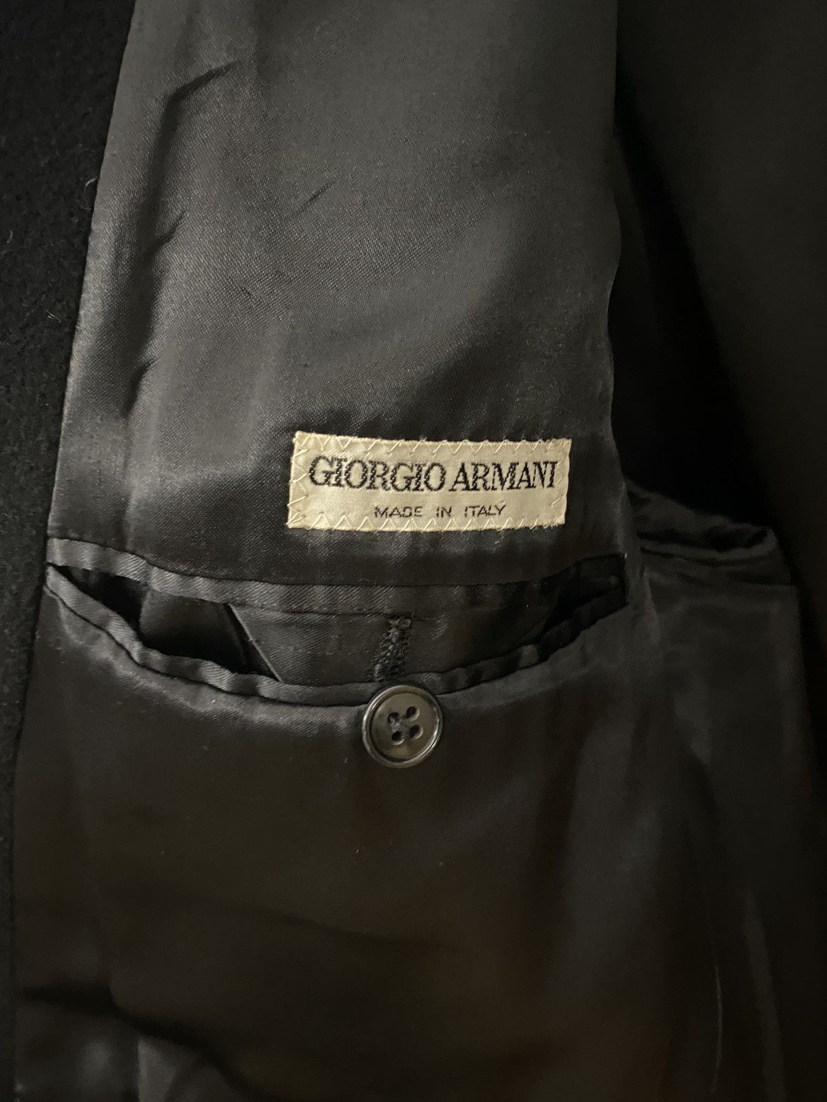 Giorgio Armani Giorgio Armani Original Virgin Wool Coat Size US L / EU 52-54 / 3 - 4 Thumbnail