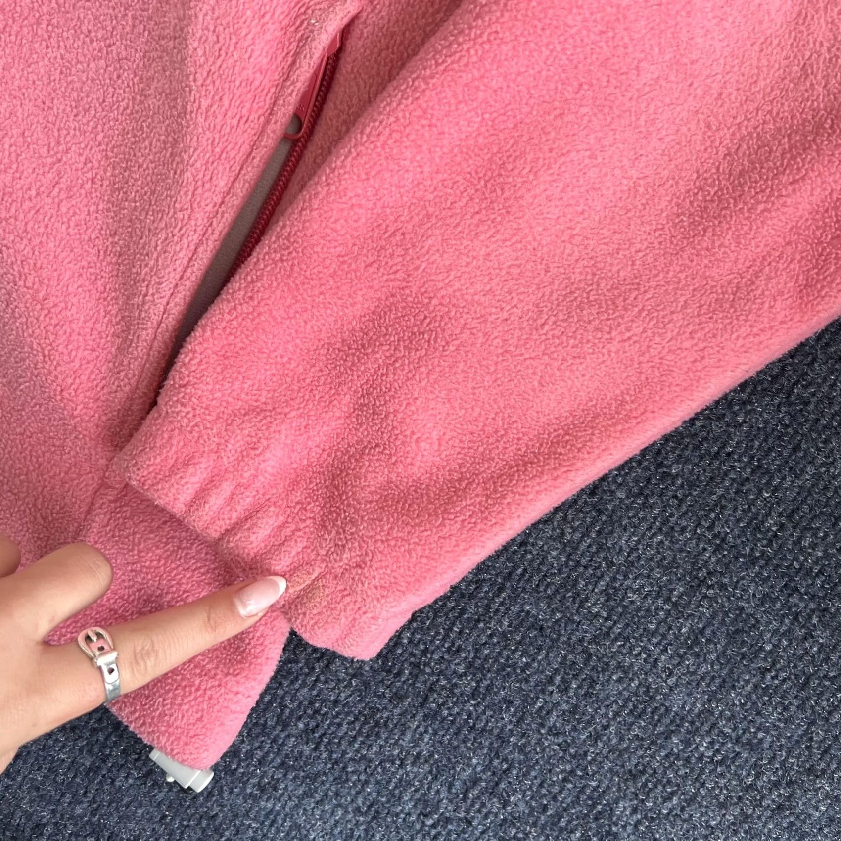 Pinko Columbia Fleece Jacket Womens Small Pink Full Zip Pockets Outdoor Size S / US 4 / IT 40 - 5 Thumbnail