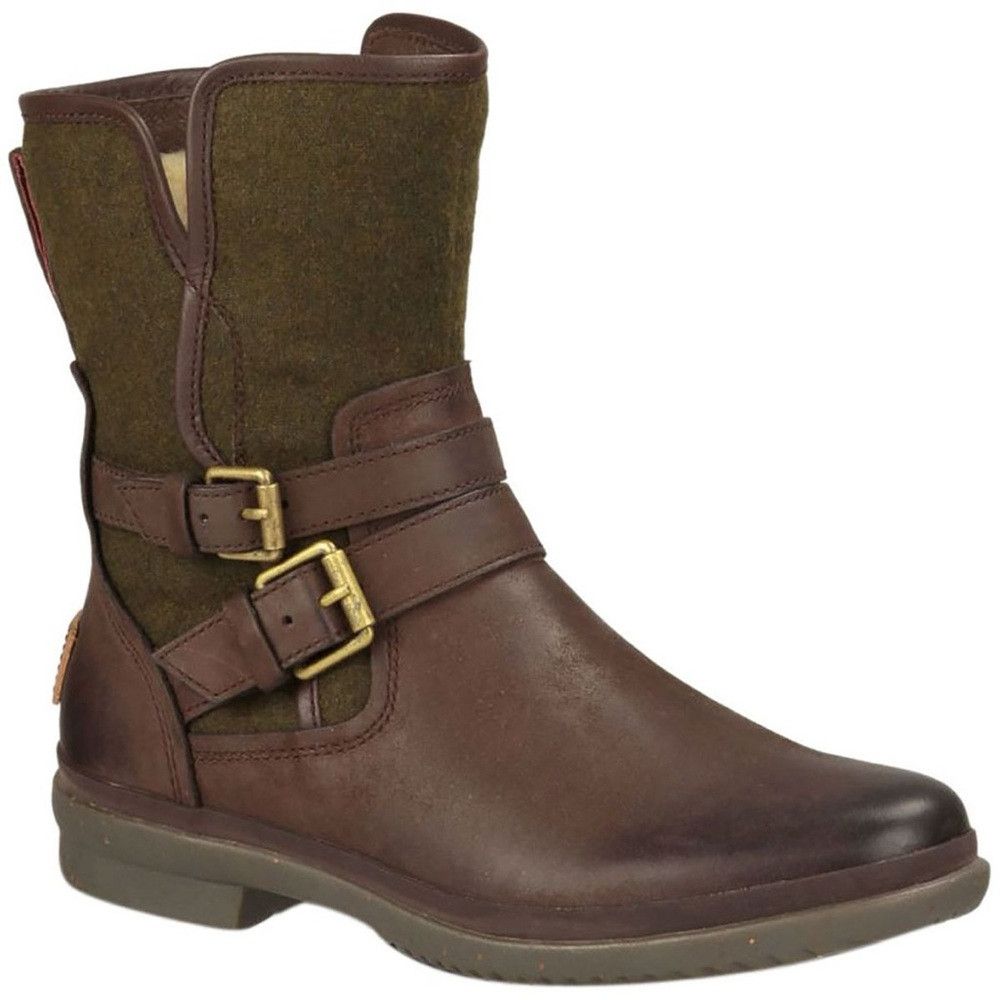 Ugg UGG Simmens Waterproof Leather Wool Double Buckle Strap Boo Size US 6 / IT 36 - 1 Thumbnail