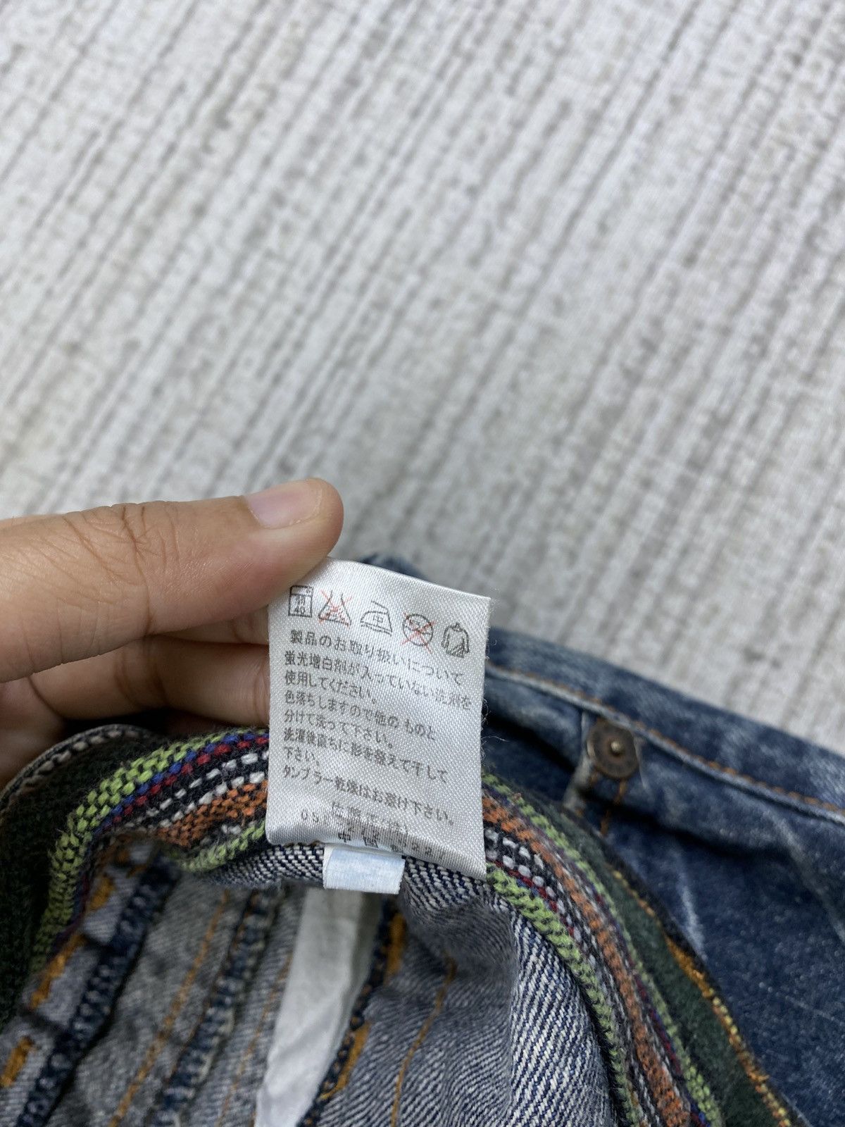 Hysteric Glamour Vintage Nylaus Hysteric Clothing Double Waist Denim Pants Size US 30 / EU 46 - 13 Thumbnail