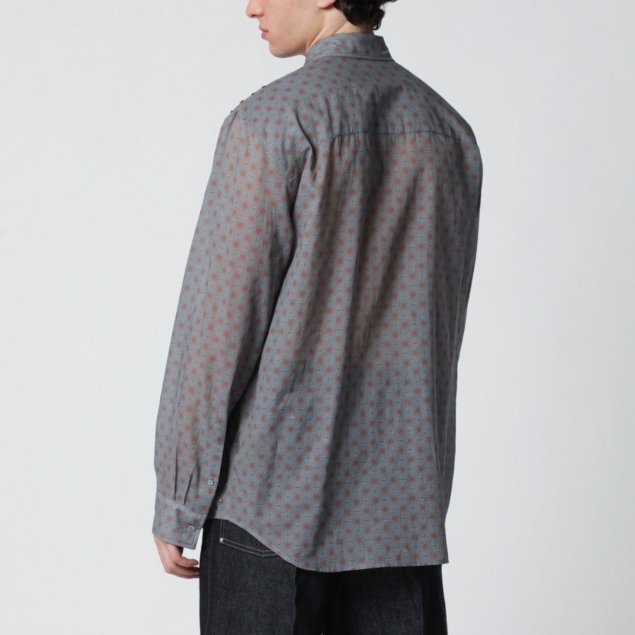 Dries Van Noten o1d2blof0226 Button Shirt in Grey Size US M / EU 48-50 / 2 - 3 Thumbnail