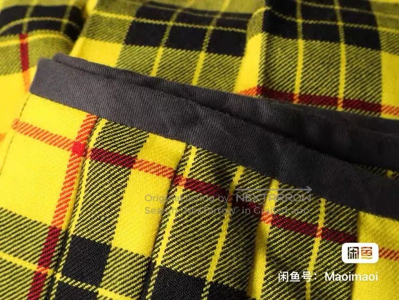 Comme des Garcons Comme Des Garcons size M Yellow pleated skirt with classic Size 23" - 7 Thumbnail
