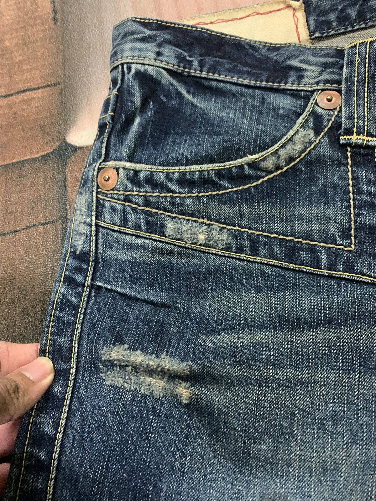 If Six Was Nine FLARE 🇯🇵JAPAN FINEST BLUE WAY DENIM Size US 33 - 11 Thumbnail