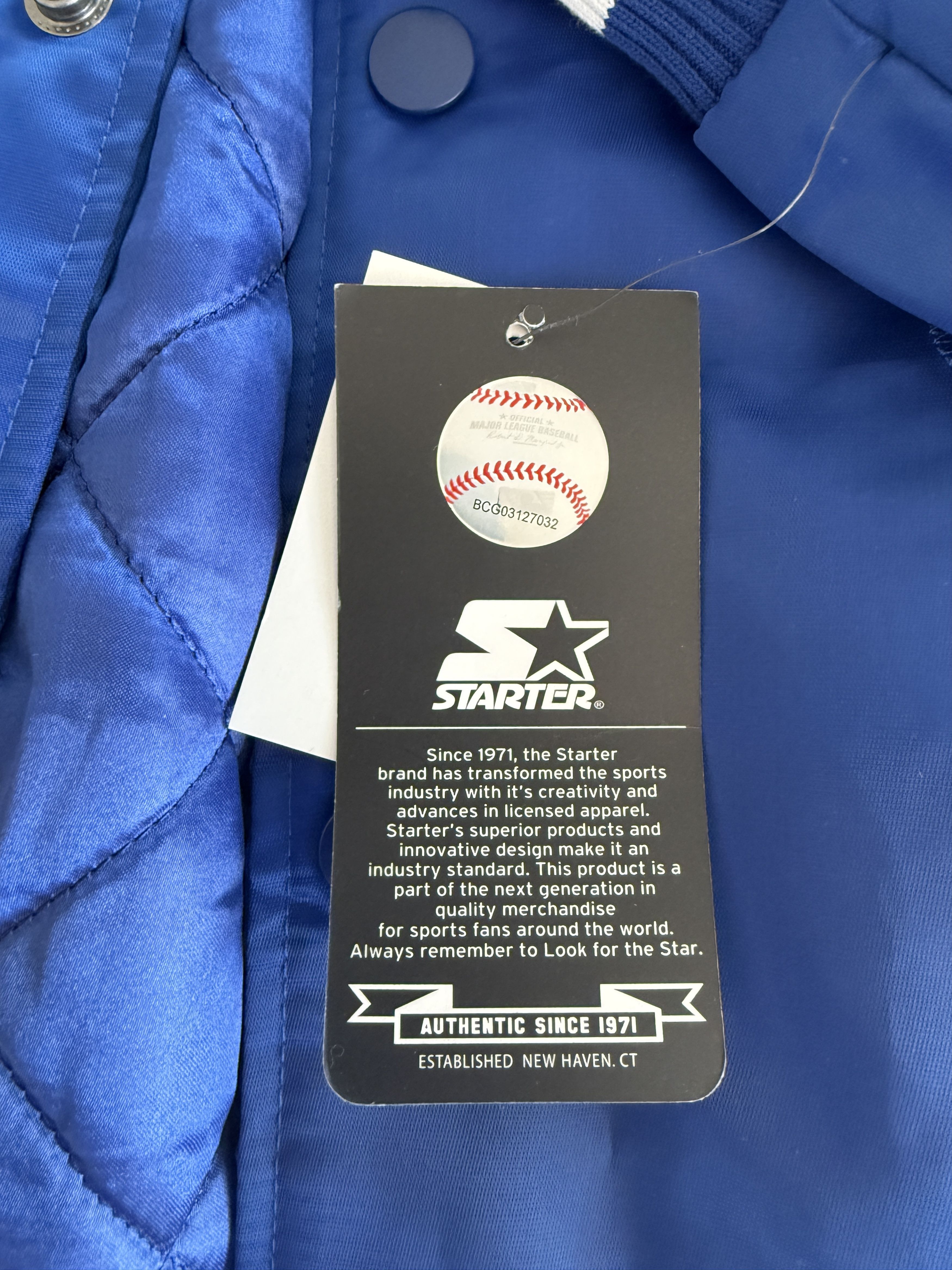 Starter Japan Exclusive New York Mets Starter Jacket Navy Blue Large Size US L / EU 52-54 / 3 - 9 Thumbnail