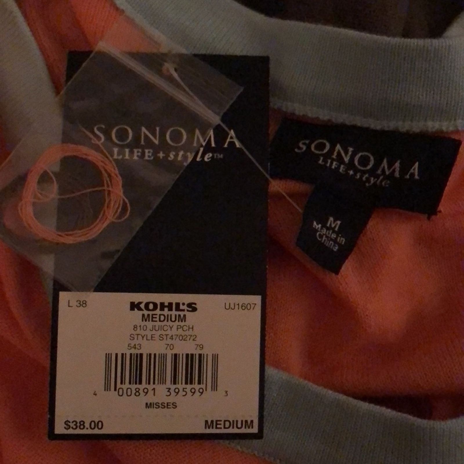 Sonoma Sonoma Lifestyle color block Tunic Top Dress NWT M Size M / US 6-8 / IT 42-44 - 7 Thumbnail