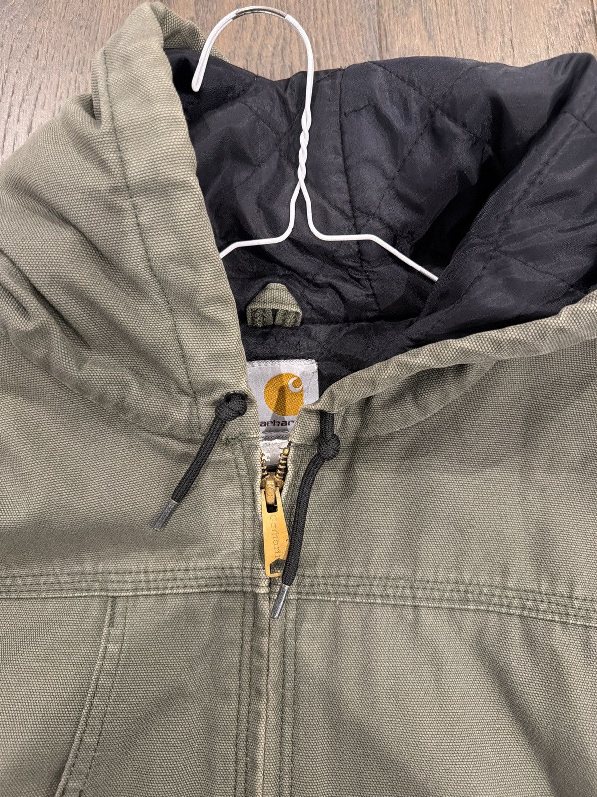 Carhartt Carhartt Work Jacket Green Vintage Size L Size US L / EU 52-54 / 3 - 4 Thumbnail