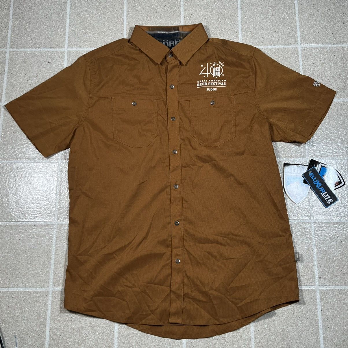 Kuhl NWT Kuhl Stealth Short Sleeve Snap Front Shirt Burnt Orange Size US M / EU 48-50 / 2 - 1 Thumbnail