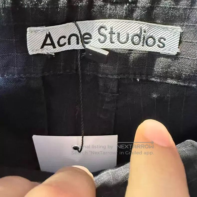 Acne Studios Acne Studios size XL SS24 Logo Embroidered Cargo Pants Size US 26 / EU 42 - 4 Thumbnail