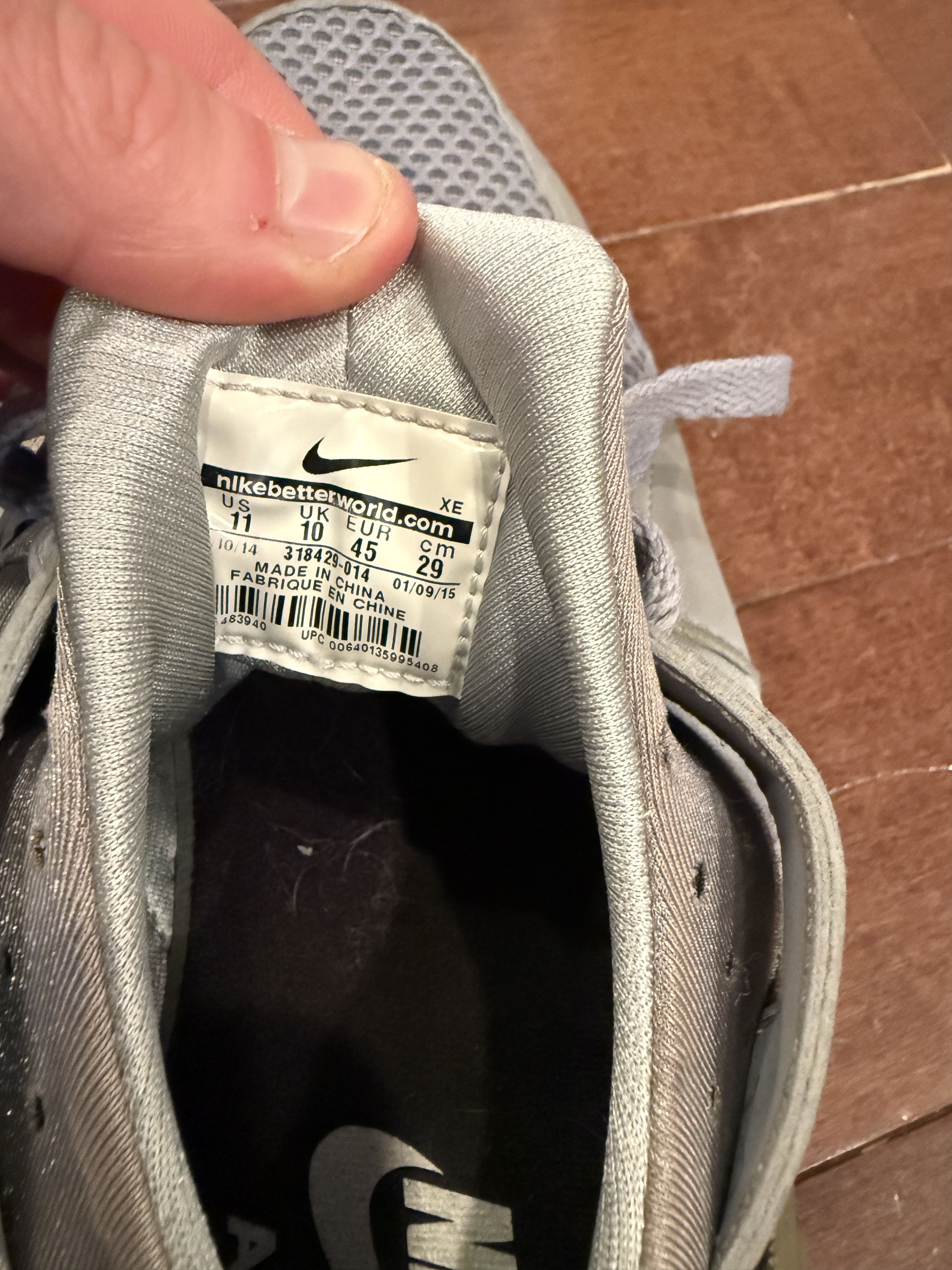 Nike Nike Nike Air Huarache Wolf Grey Size 11 Used. Size US 11 / EU 44 - 5 Thumbnail