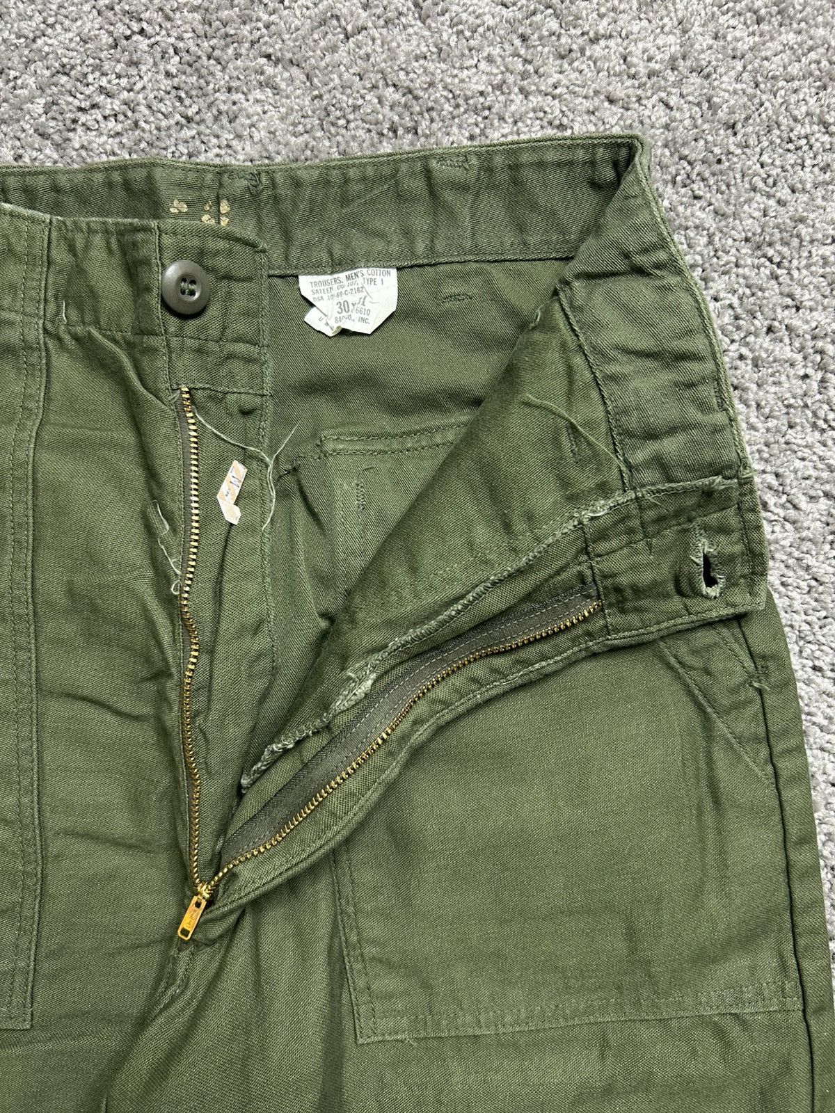 Other Vintage 60s Military OG 107 Pants Rapid zipper Size US 26 / EU 42 - 3 Thumbnail