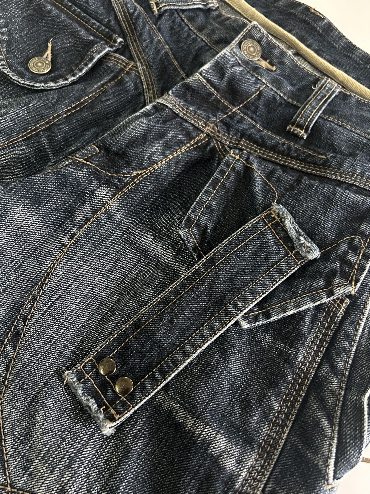 PPFM × Vintage 💥 Vintage Japanese Denim PPFM Mad Punk Jeans Size US 31 - 15 Thumbnail
