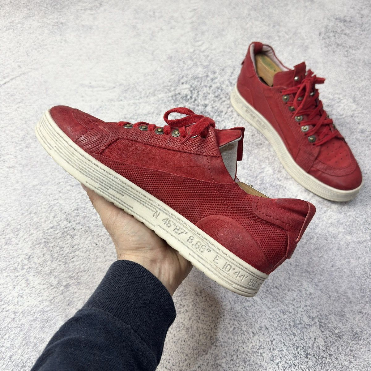 A.S.98 A.S.98 Mens Leather Sneakers US9 UK8 EU42 27cm Size US 9 / EU 42 - 5 Thumbnail