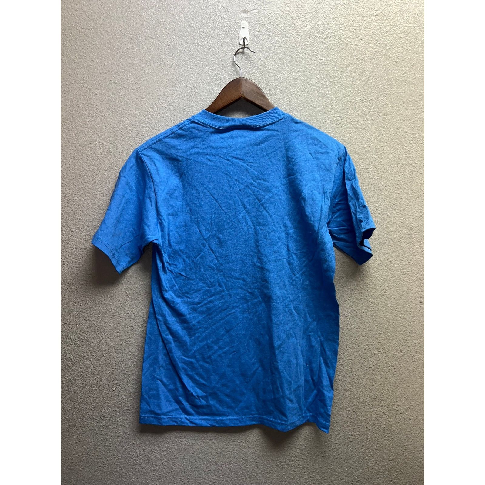 Anvil 90s Vintage Anvil Blue Blank Short Sleeve Shirt Tee Stain S Size US S / EU 44-46 / 1 - 5 Thumbnail