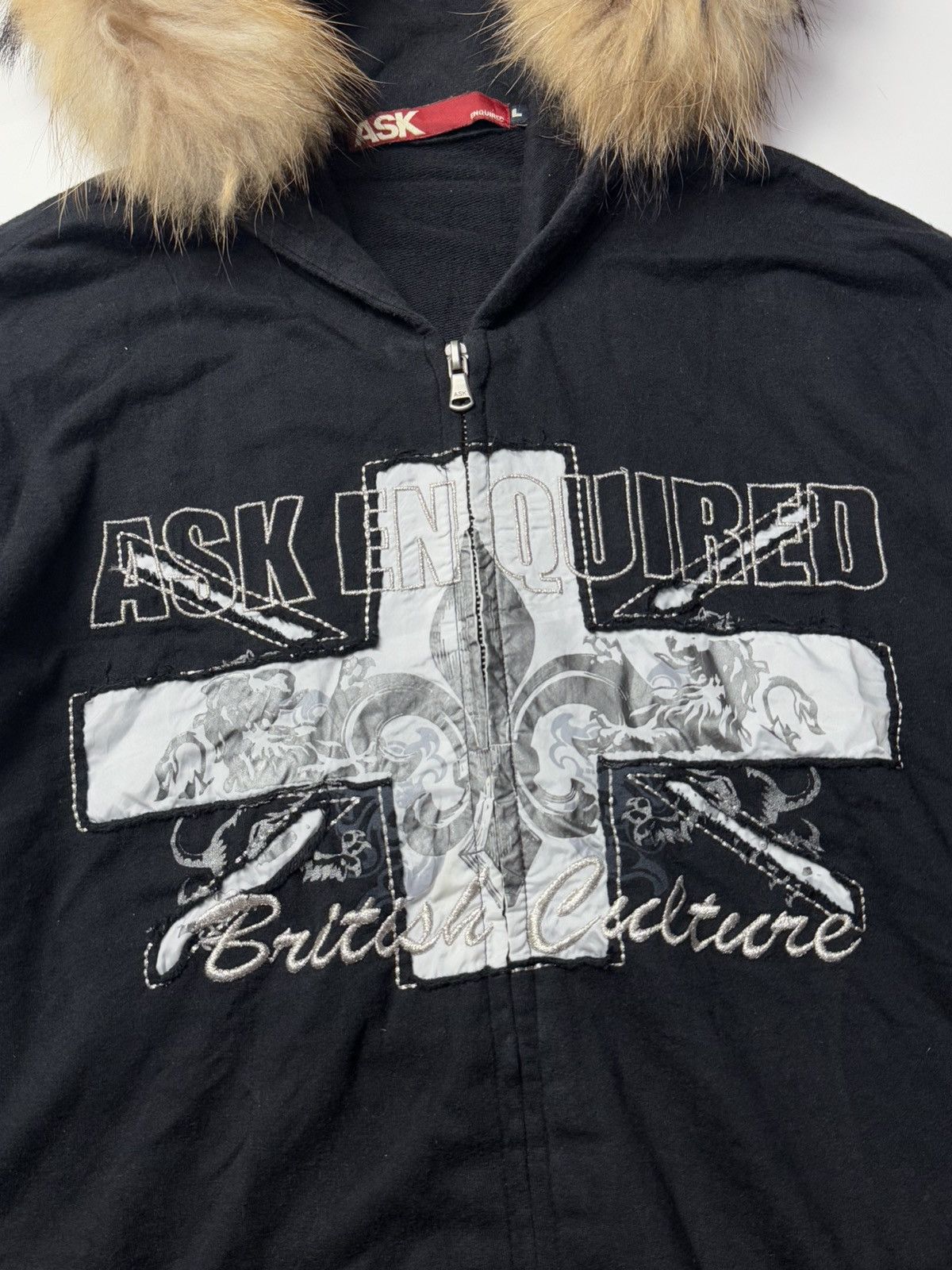 If Six Was Nine Fur Hoodie British England Ask Enquired Japanese Styled Size US M / EU 48-50 / 2 - 4 Thumbnail