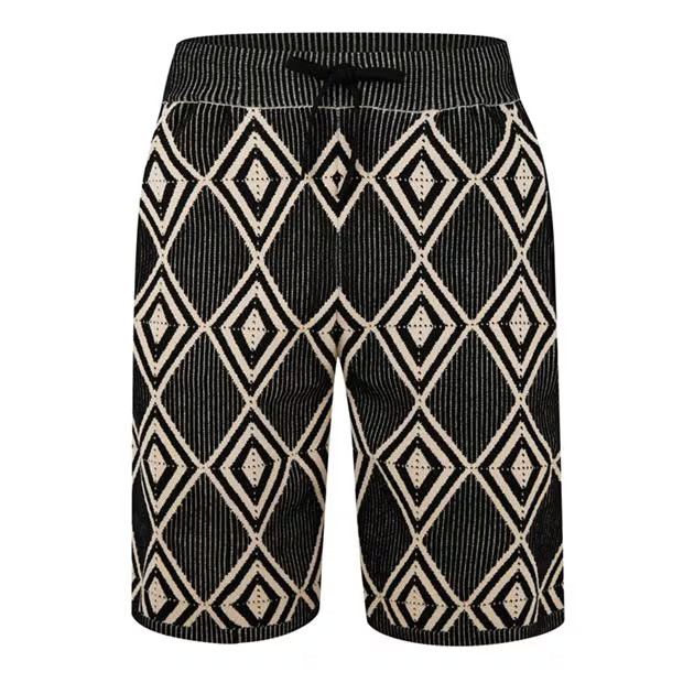 o1g2r1mq0424 Shorts in Black & White - Bottoms