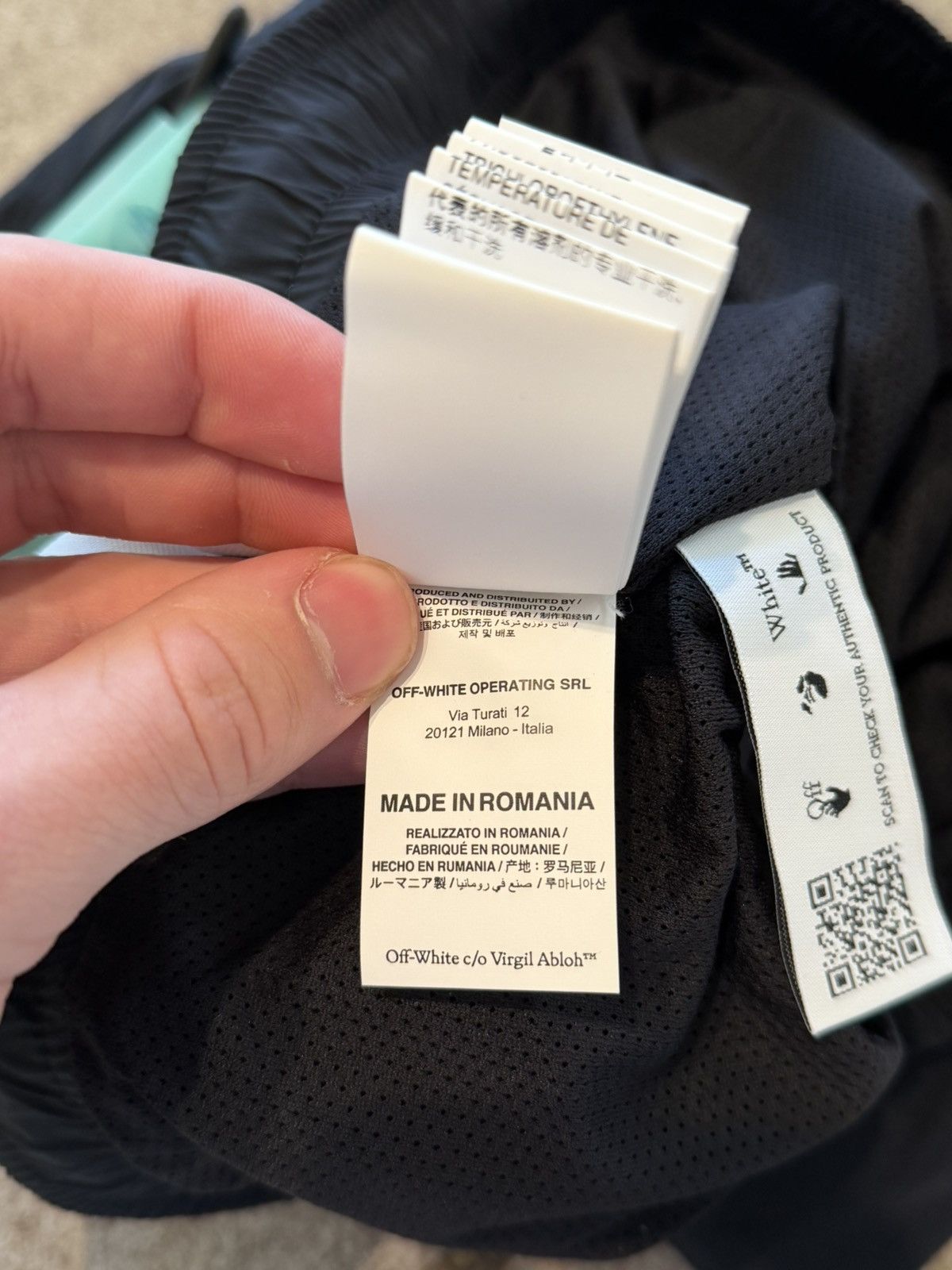 Off-White Off White Logoband Shorts Size US 29 - 7 Thumbnail