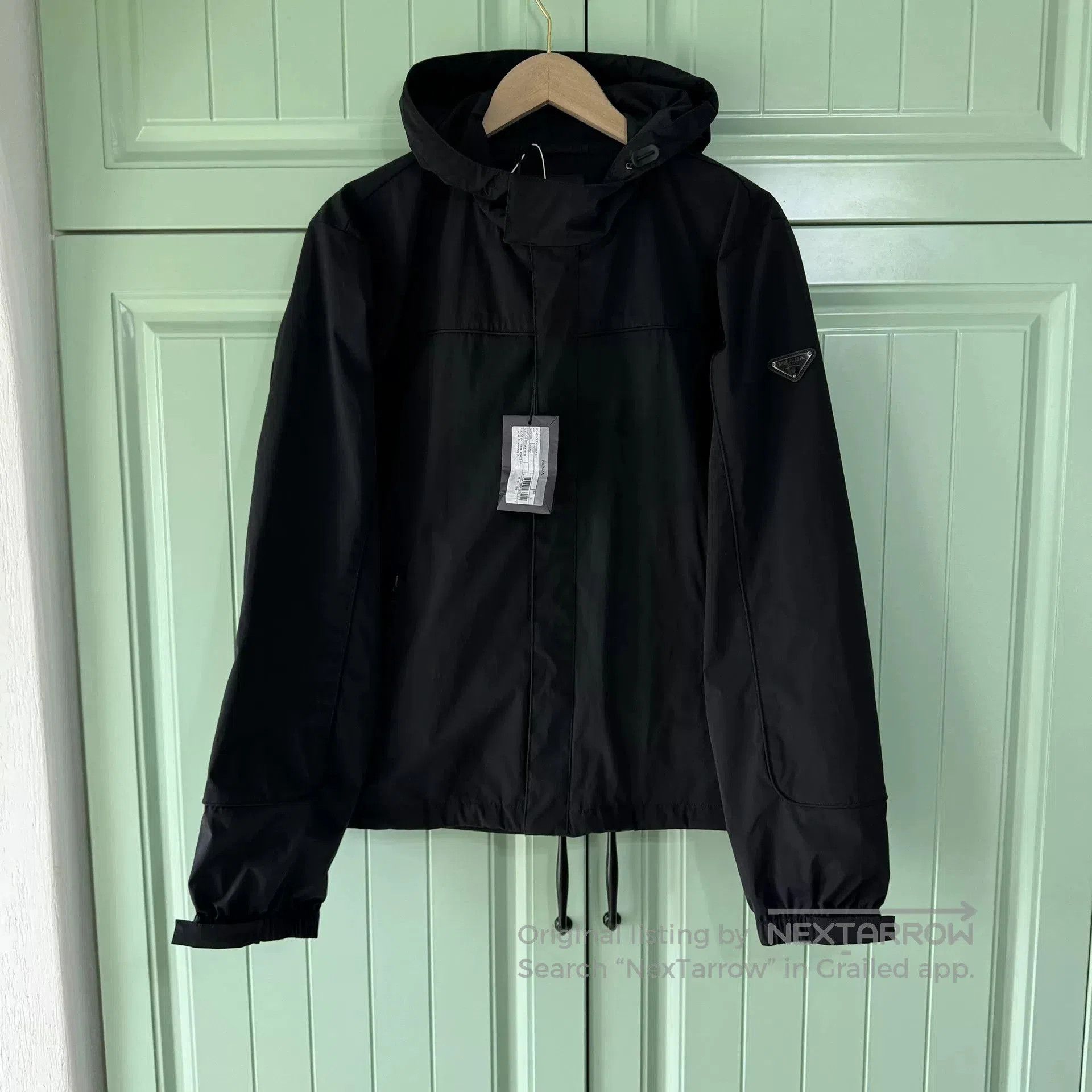 Prada Prada Black Hooded Jacket. Size US L / EU 52-54 / 3 - 1 Thumbnail