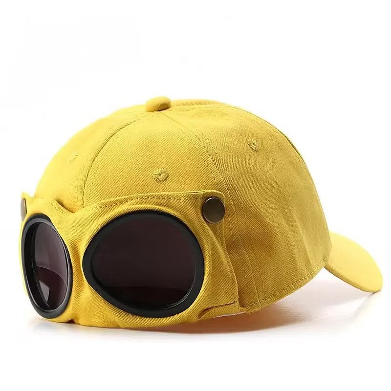 Japanese Brand Casual yellow goggles cap Size ONE SIZE - 1 Thumbnail