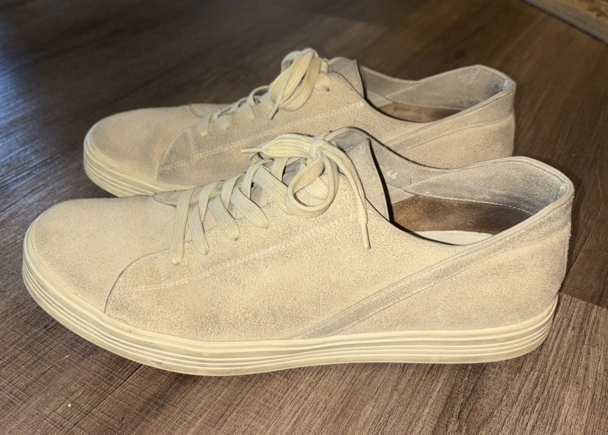 Rick Owens Rick Owens - 'Low Sneaks' canvas suede shoes Size US 11 / EU 44 - 2 Thumbnail