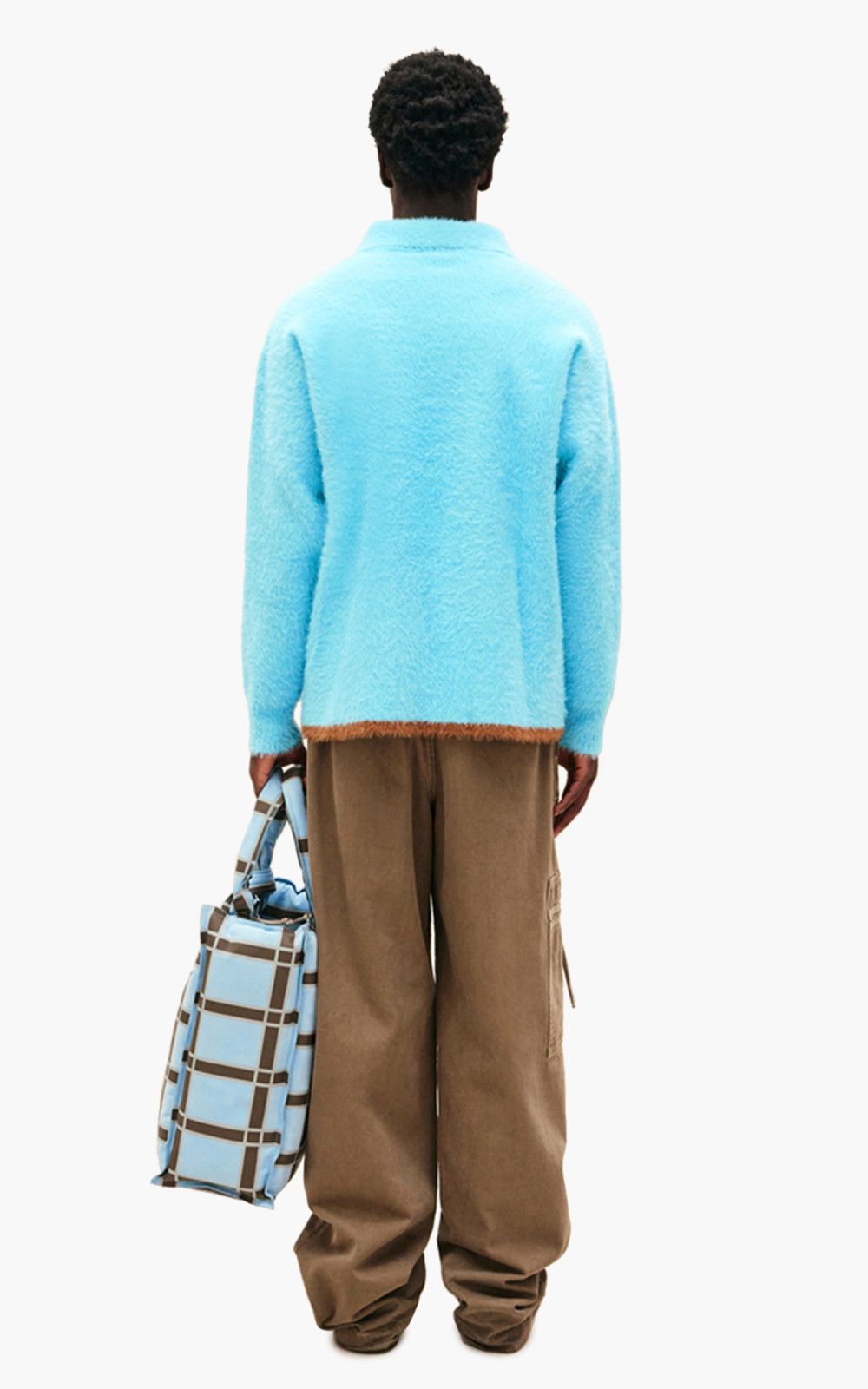 Jacquemus o1mle0625 La Polo Neve Sweater in Blue Size US XS / EU 42 / 0 - 3 Thumbnail