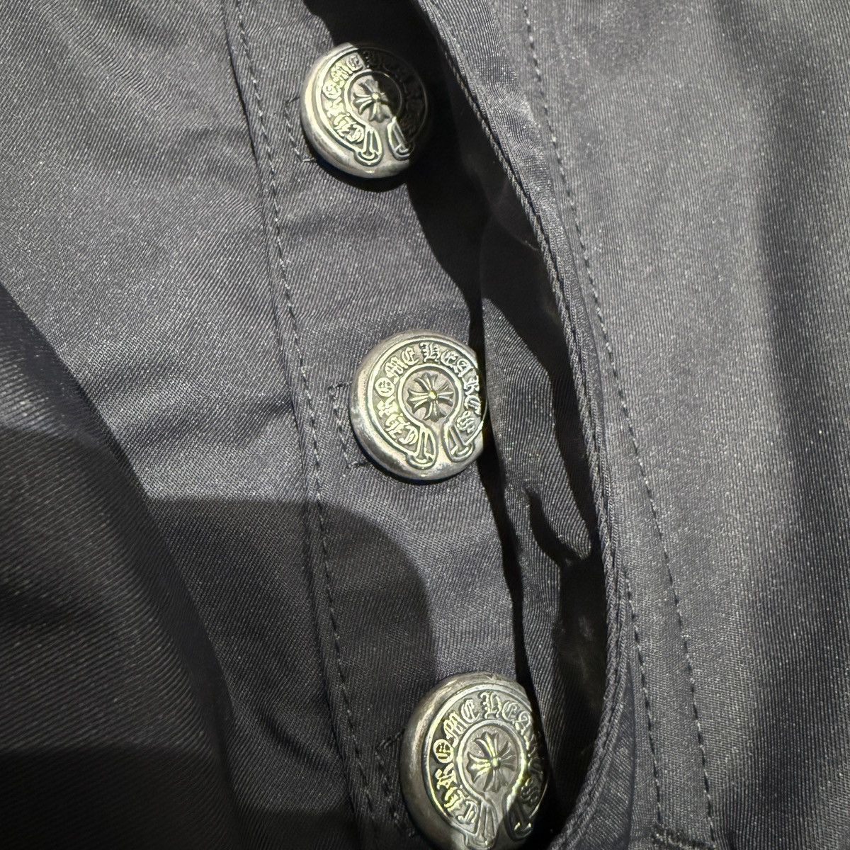 Chrome Hearts Chrome Hearts Black Nylon & Leather Carpenter Short size 33 Size US 33 - 8 Thumbnail
