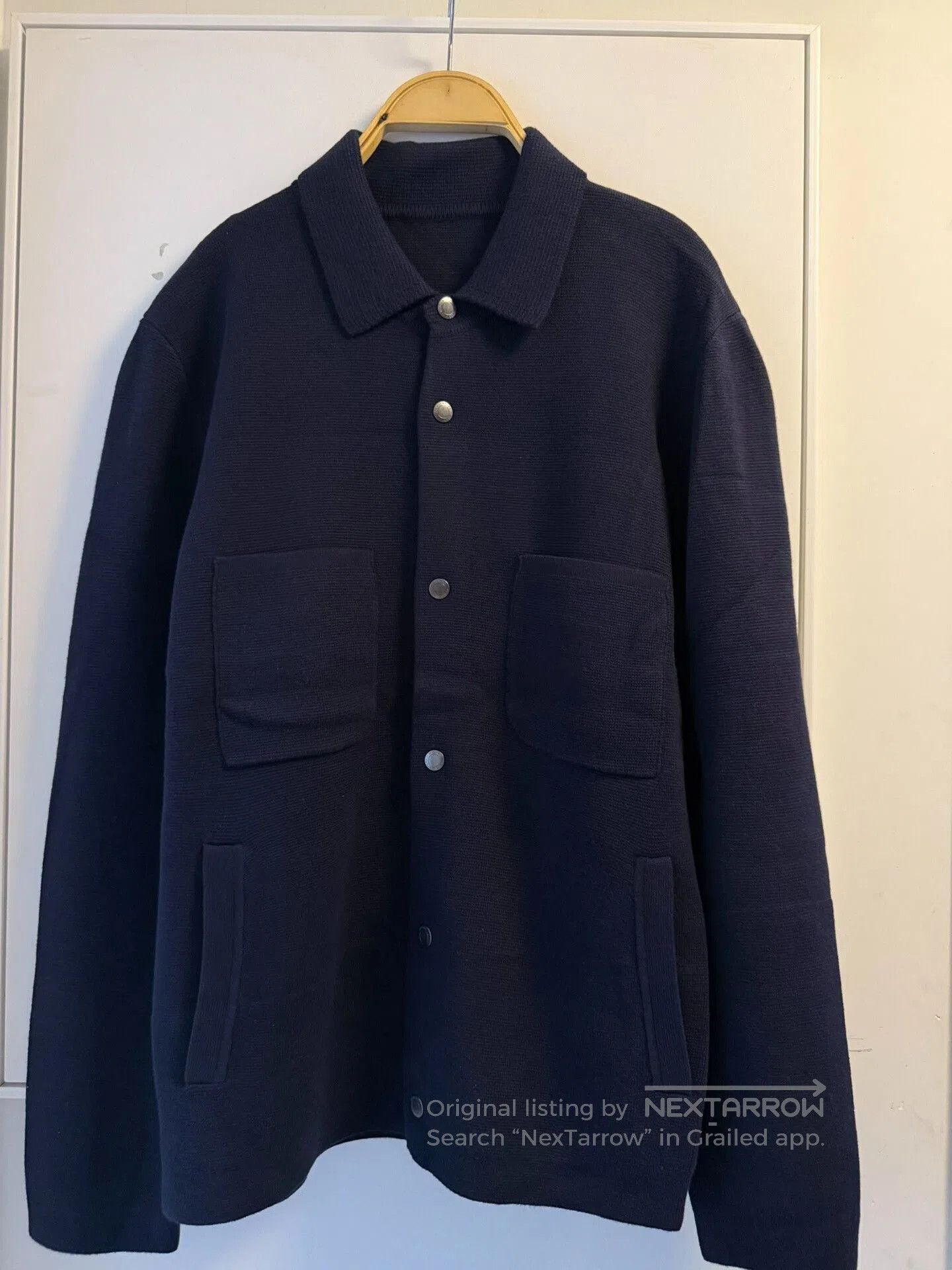 Ermenegildo Zegna ZEGNA Men's Wool Jacket in Navy Blue. Size US M / EU 48-50 / 2 - 3 Thumbnail