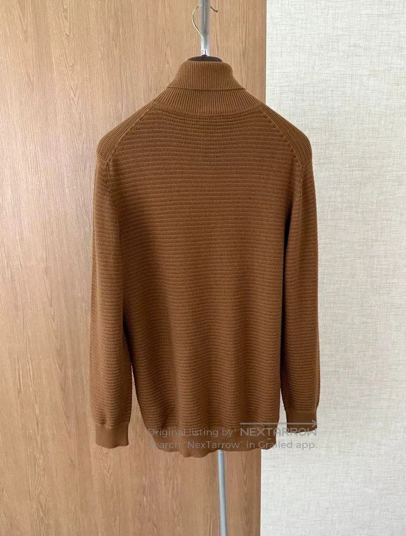 Loro Piana Loro Piana Vicuna Wool Turtleneck Sweater Size US XXL / EU 58 / 5 - 8 Thumbnail