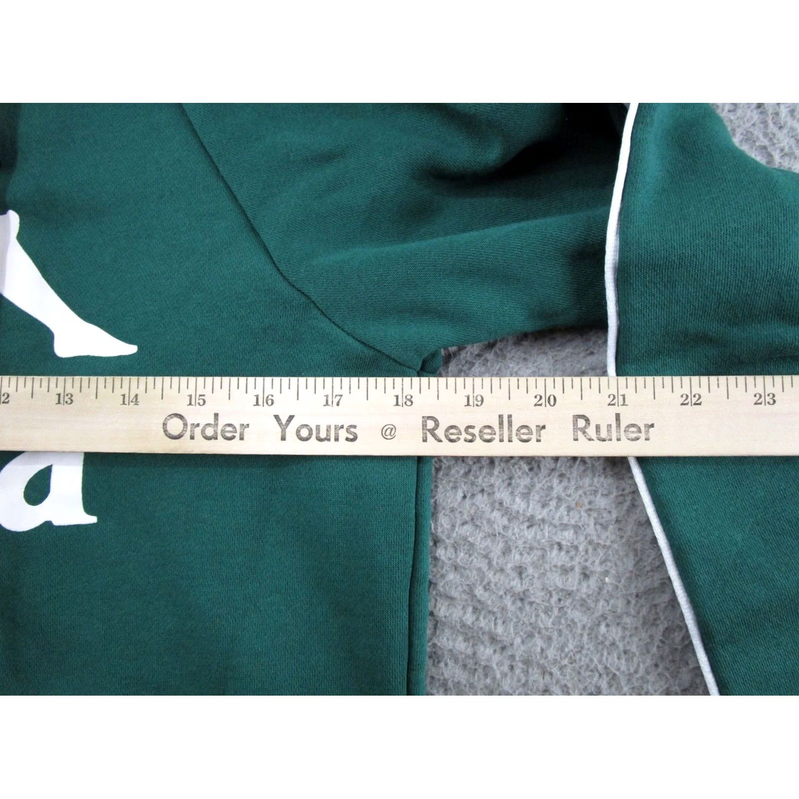 Kappa Kappa Hoodie Mens XS Green Pullover Sweatshirt Hooded Hip Hop Graphic Print Pockets Size US XS / EU 42 / 0 - 7 Thumbnail