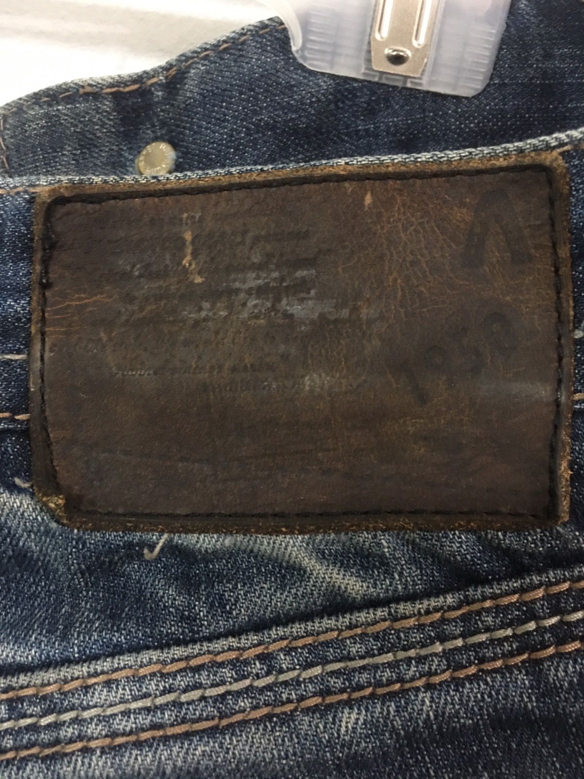Vintage Rare Design Distressed Denim Buckaroo Jeans Size US 28 / EU 44 - 6 Thumbnail