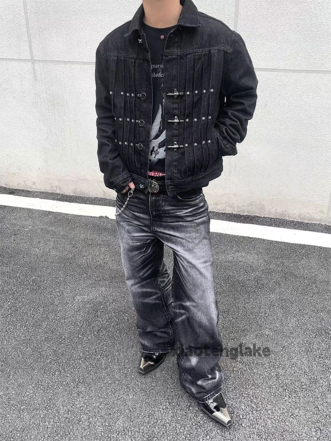 Vintage xz denim workwear outdoor sports hiphop jacket Size US XL / EU 56 / 4 - 2 Thumbnail