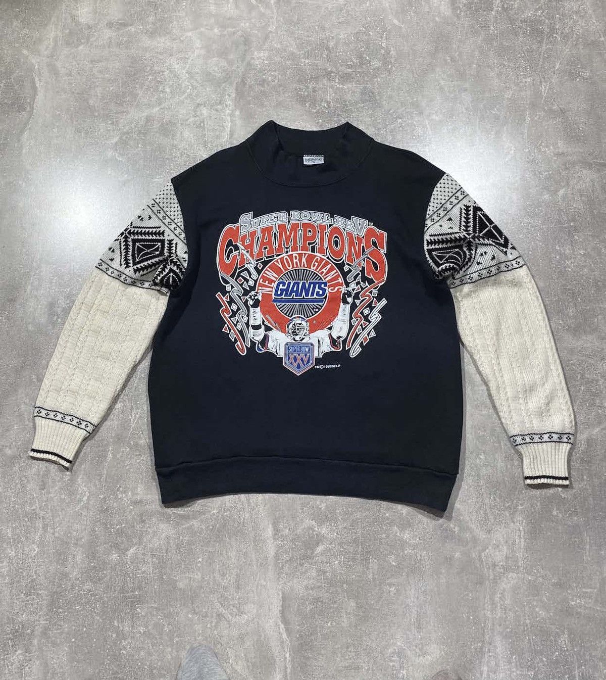 New York Giants NFL 90's Vintage Sweatshirt. - Mahalo vintage