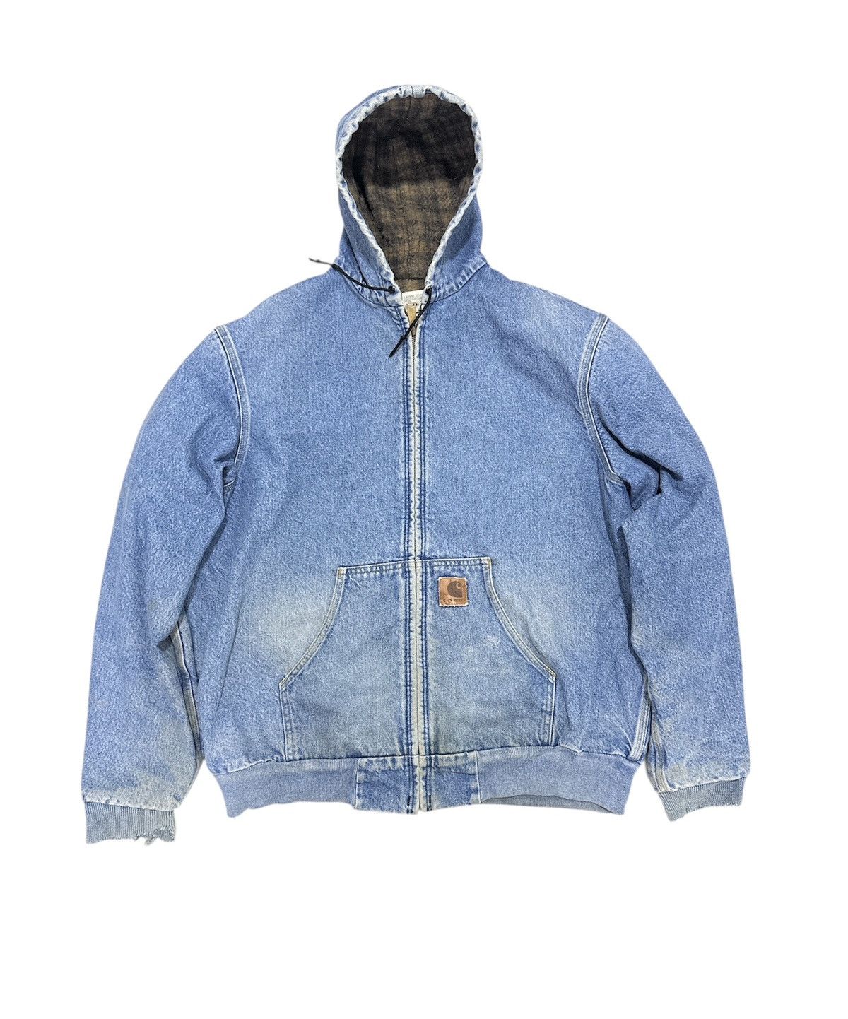 Vintage Carhartt Chore Jacket WorkWear Detroit Jacket J08DST