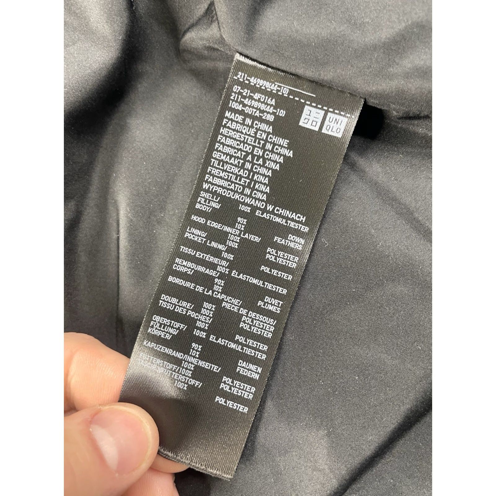 Uniqlo Uniqlo Down Puffer Coat Jacket Womens XS Black Zip Hooded Insulated Lightweight Water Resistant Windproof Pockets Size XS / US 0-2 / IT 36-38 - 5 Thumbnail