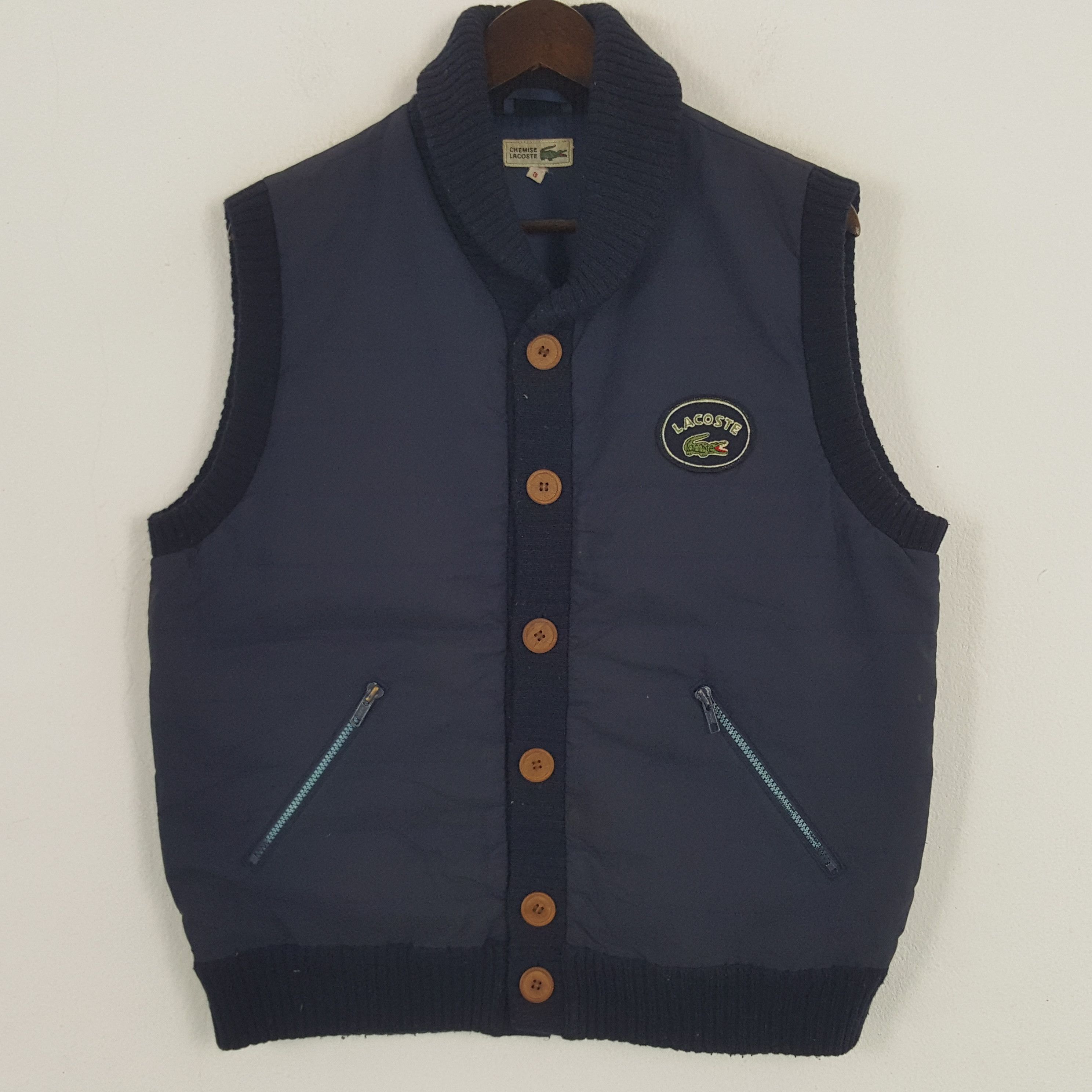 Lacoste × Vintage Vintage Lacoste Vest Jacket Size US L / EU 52-54 / 3 - 1 Thumbnail