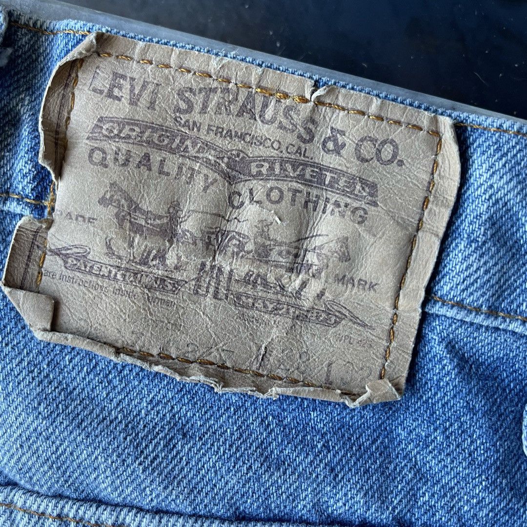 Levi's Vintage 70’s Orange Tab Distressed Denimcut off shorts sz 28 Size US 27 - 3 Thumbnail