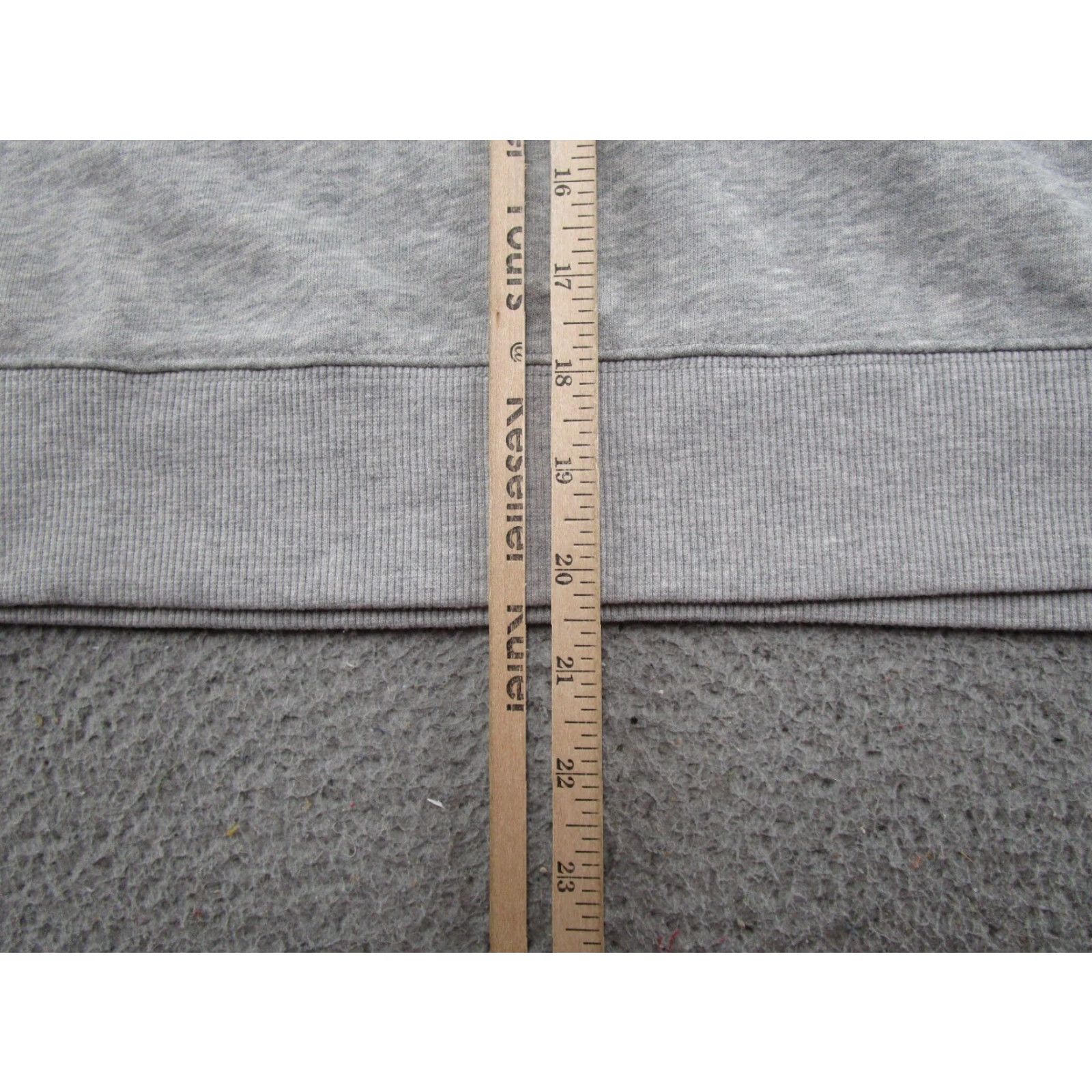 Prince Prince Sweatshirt Cropped Pullover 1/4 Zip Women XL Gray NWT Sports Activewear Long Sleeve Cotton Blend Polyester Size XL / US 12-14 / IT 48-50 - 7 Thumbnail