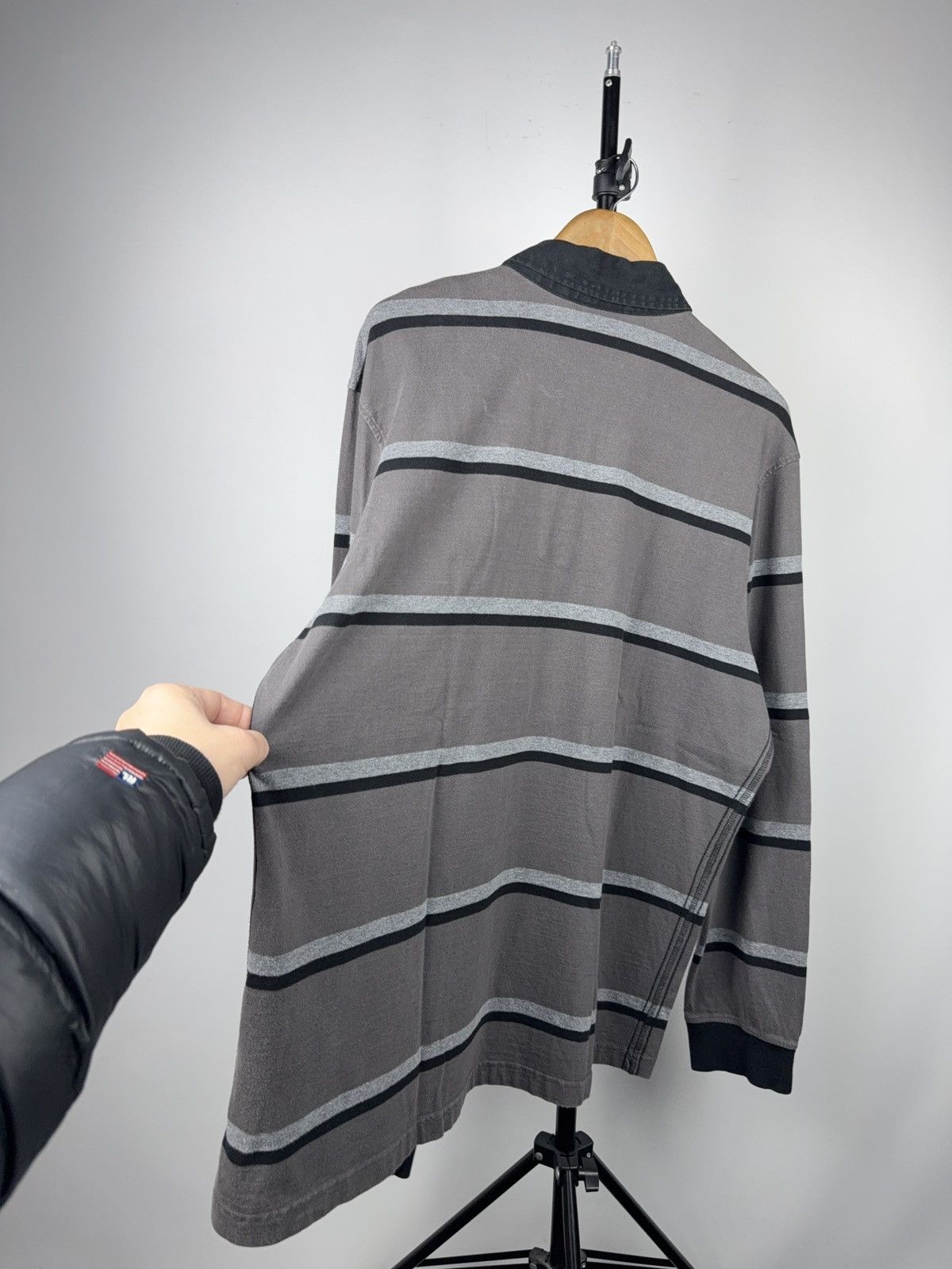 Vintage 00s FC Bayern Munchen Vintage Rugby Stripe Long Sleeve XXL Size US XXL / EU 58 / 5 - 11 Thumbnail