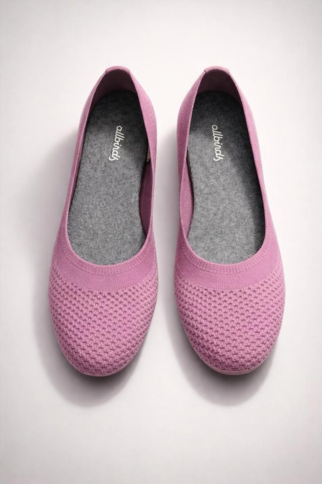 Allbirds Allbirds Tree Breezers Women's Pink Knit Flats Size 7 Size US 7 / IT 37 - 1 Thumbnail
