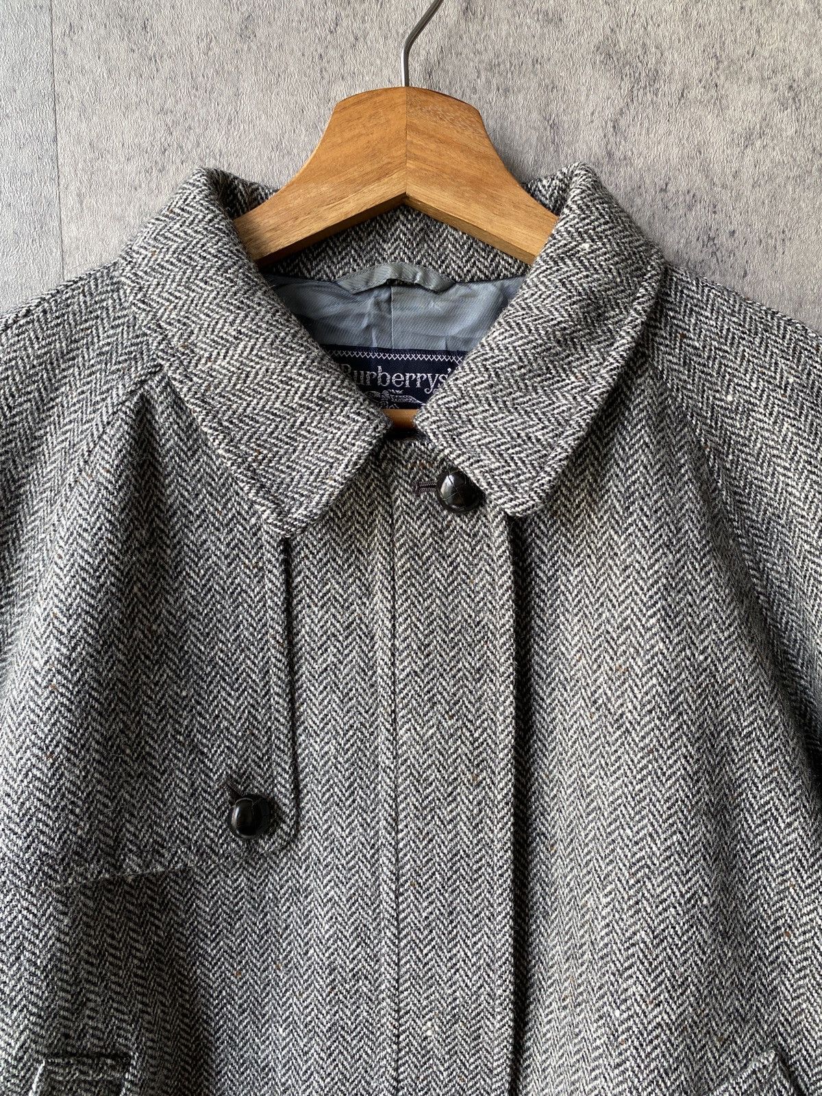 Burberry Prorsum Vintage 90’s Burberry’s Wool Cropped Jacket Size US L / EU 52-54 / 3 - 3 Thumbnail