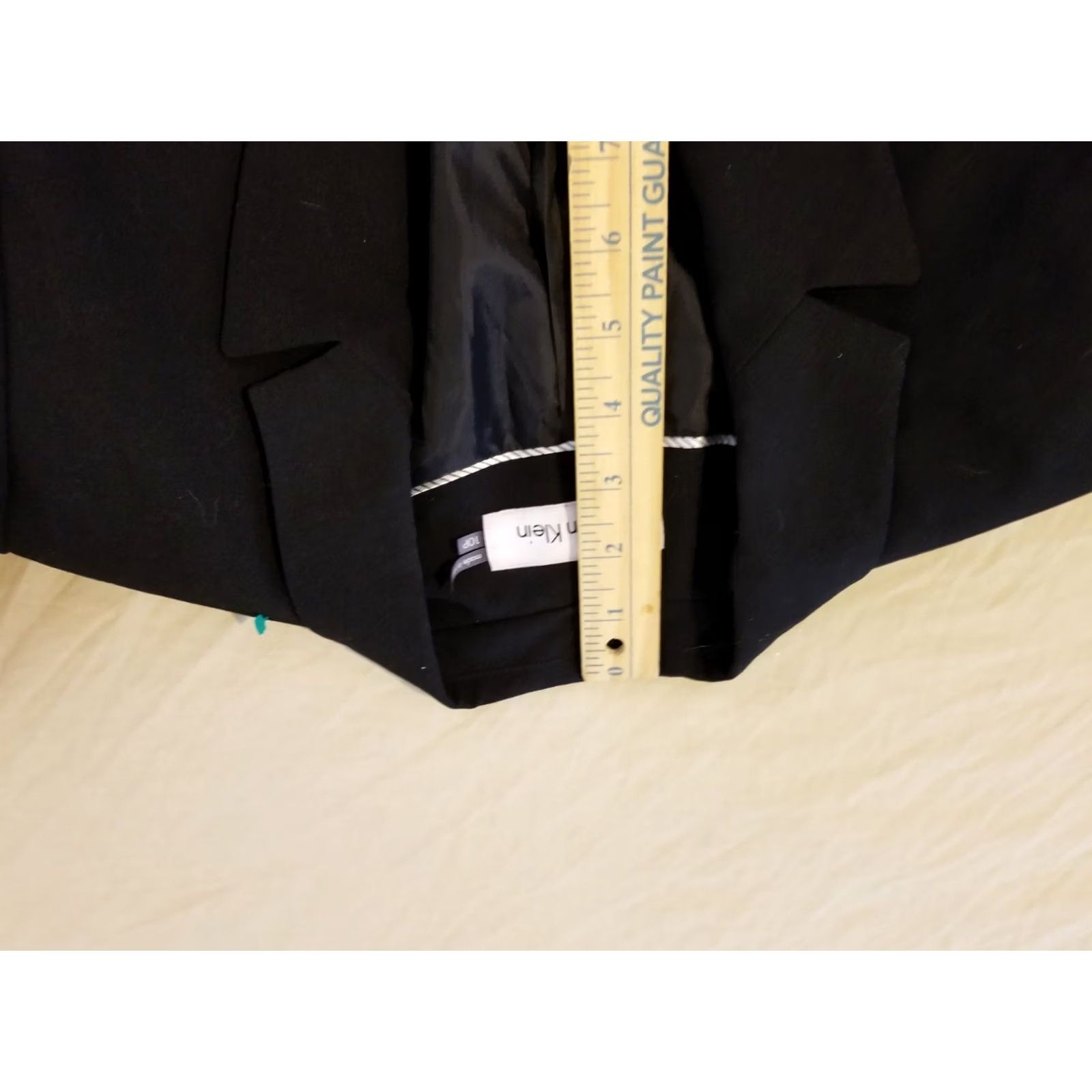 Calvin Klein Calvin Klein Blazer Jacket 10P Petite Black Women Womens Petite Blazer Basic Jacket 10P Calvin Klein Size L / US 10 / IT 46 - 5 Thumbnail