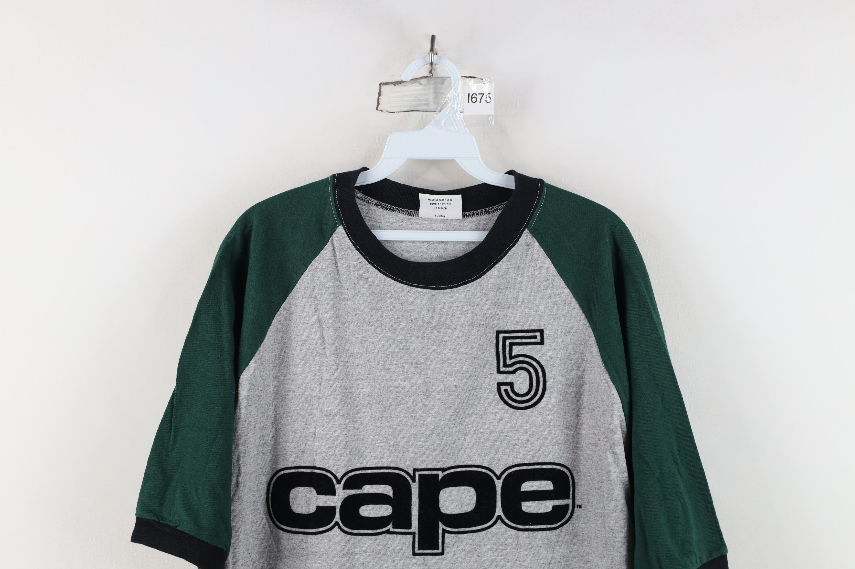 Vintage Vintage 90s Cape National Skateboards Raglan T-Shirt USA Size US L / EU 52-54 / 3 - 2 Thumbnail