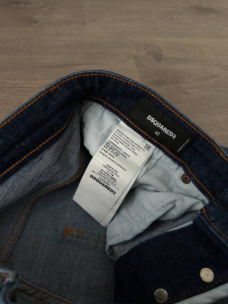 Dsquared2 × Vintage Vintage Disquared2 Denim Big Logo Pants Size US 32 / EU 48 - 18 Thumbnail