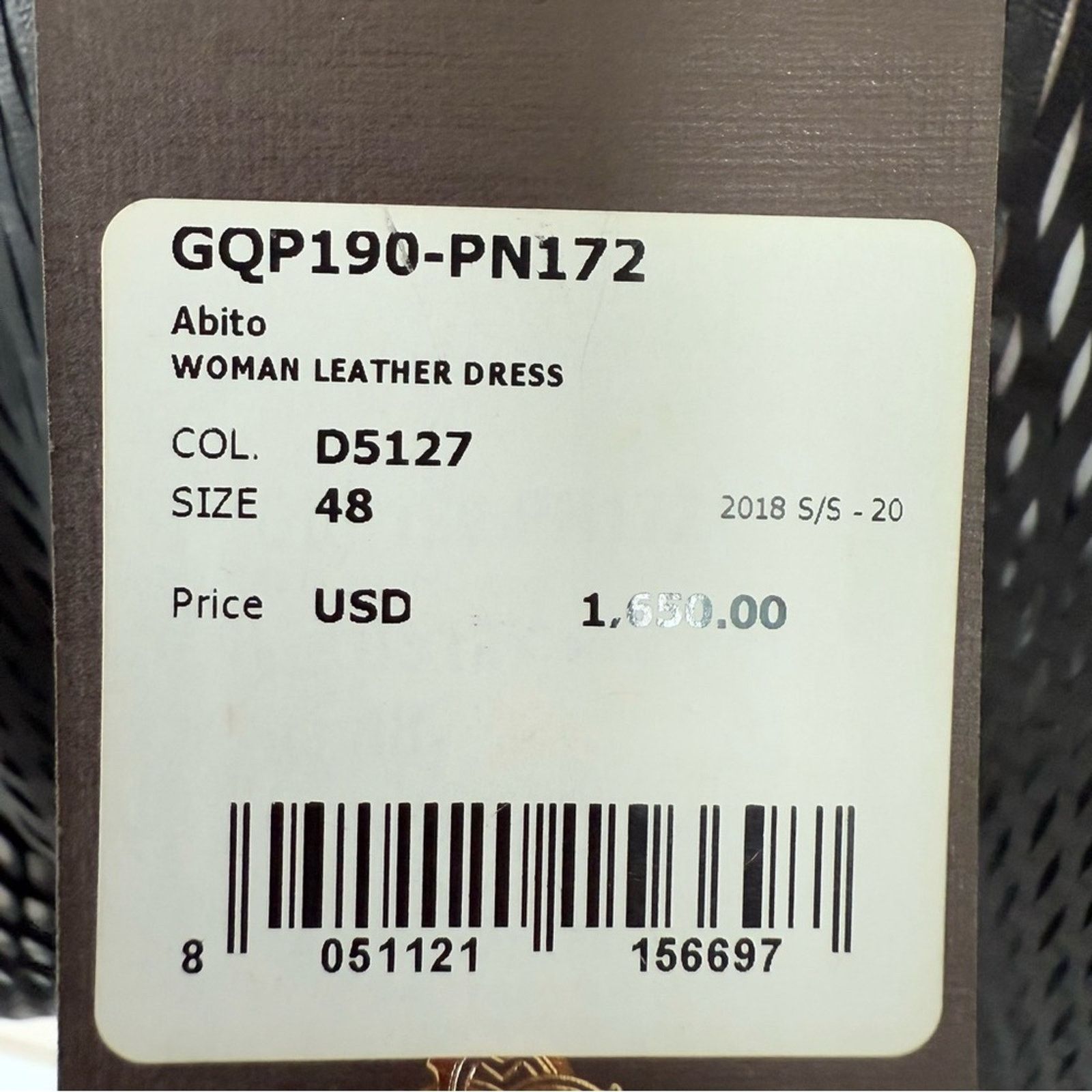 Roberto Cavalli NWT!!! Roberto Cavalli women leather dress size 48IT 1650$!! Size XL / US 12-14 / IT 48-50 - 7 Thumbnail
