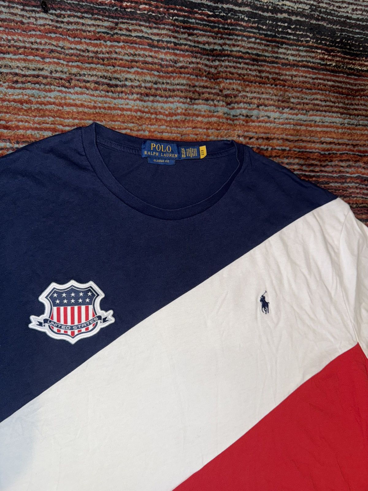 Polo Ralph Lauren Polo Ralph Lauren Shirt mens XL USA Olympics 2024 Size US XL / EU 56 / 4 - 2 Thumbnail