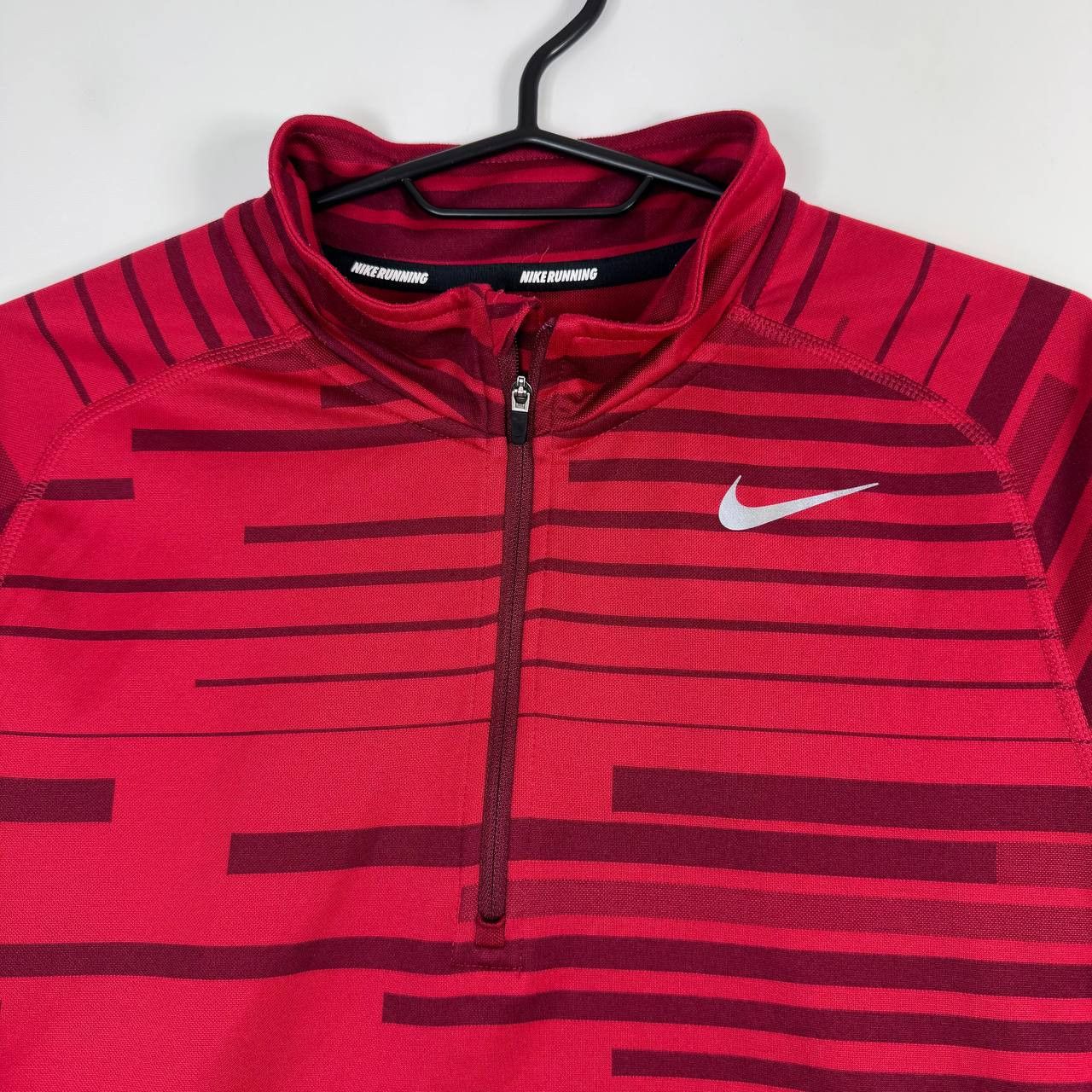 Nike Nike Running Dri Fit Half Zip Pullover Red Long Sleeve Sz S Size US S / EU 44-46 / 1 - 2 Thumbnail